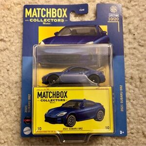 Matchbox Collectors 2021 Subaru BRZ Mattel True Grip Tire Metal
